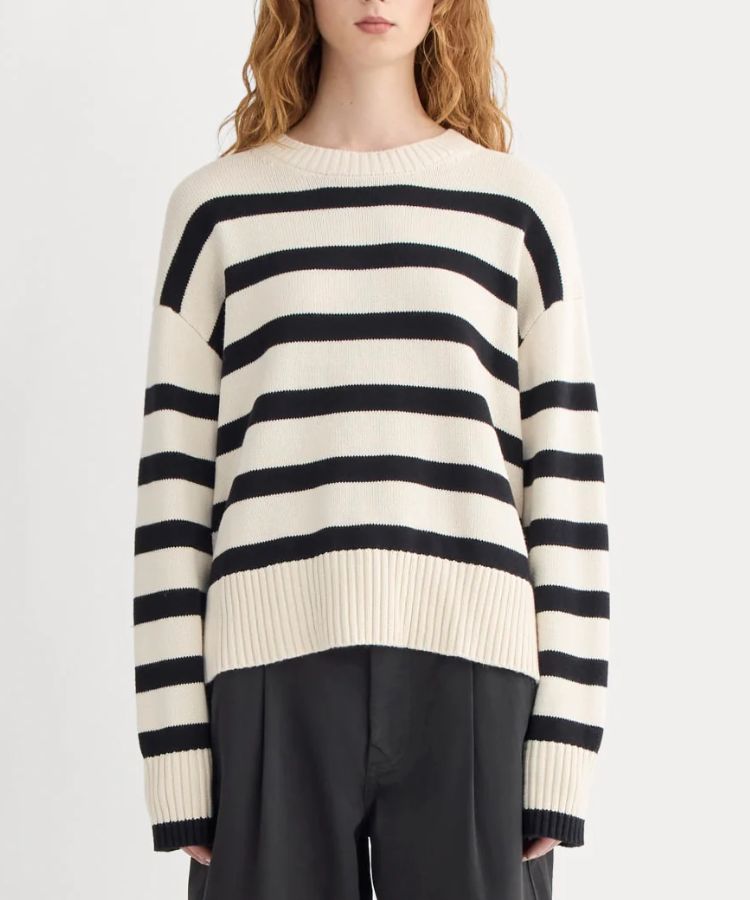 The Boxy Sweater in Everyday Cotton