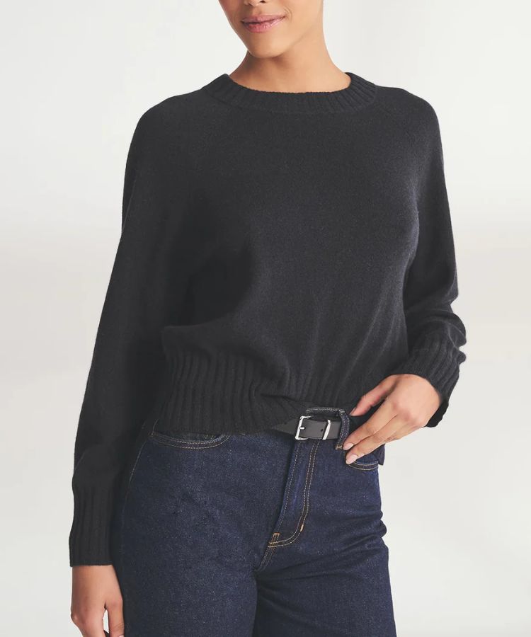 Signature Cashmere Raglan Crewneck Sweater