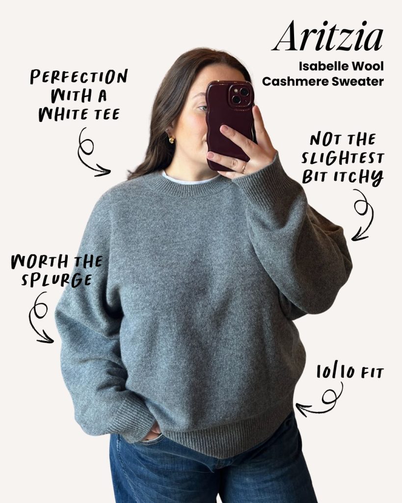 aritzia isabelle sweater