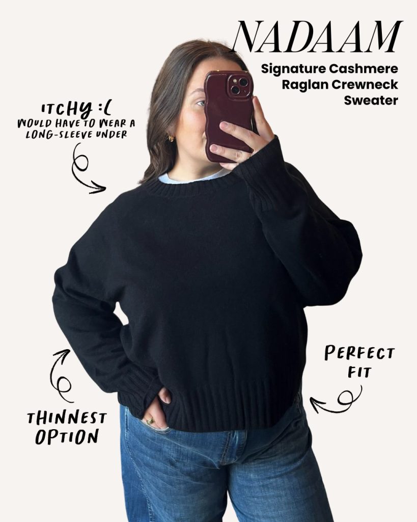 best crewneck sweaters for women nadaam cashmere sweater