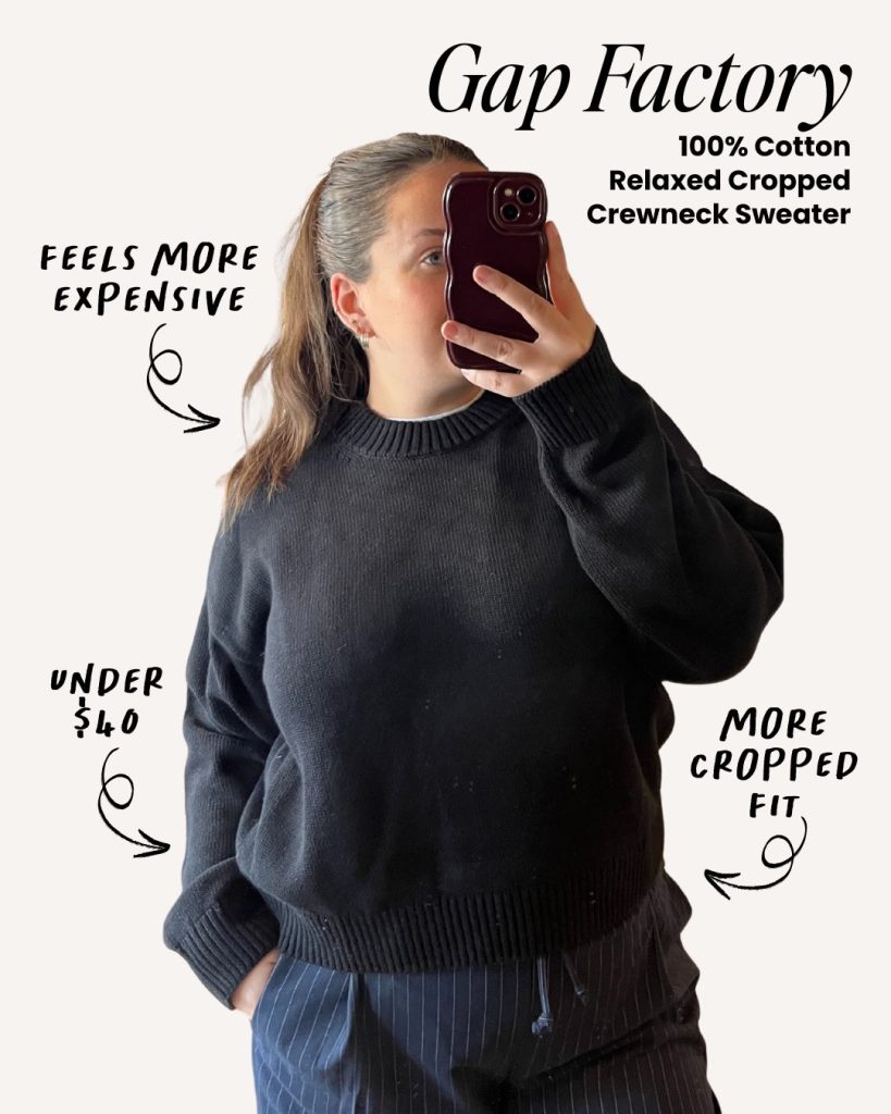 gap factory cotton sweater