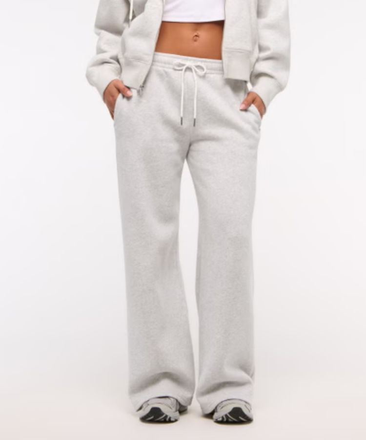High Rise Wide Leg Sunday Sweatpant