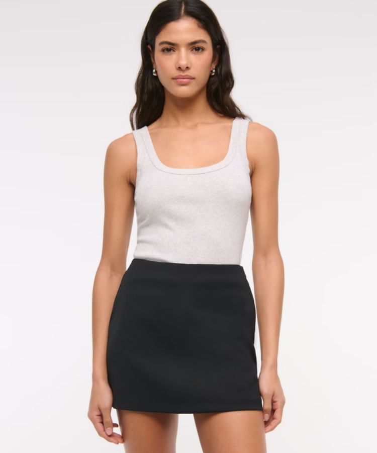 Black Mini Skort