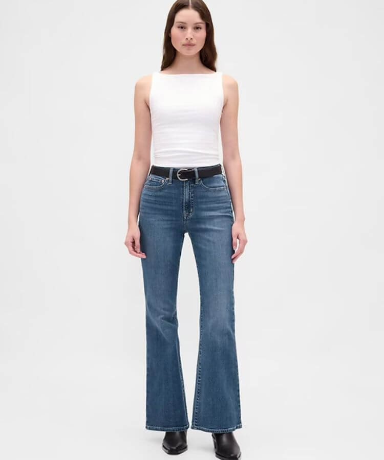 High Rise '70s Flare Jeans