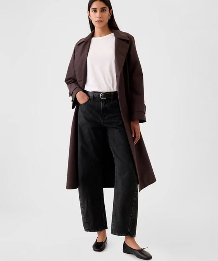 High Rise Barrel Jeans