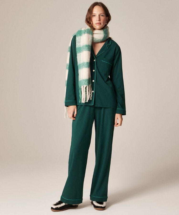 Dreamy Cotton-Blend Pajama Pant Set