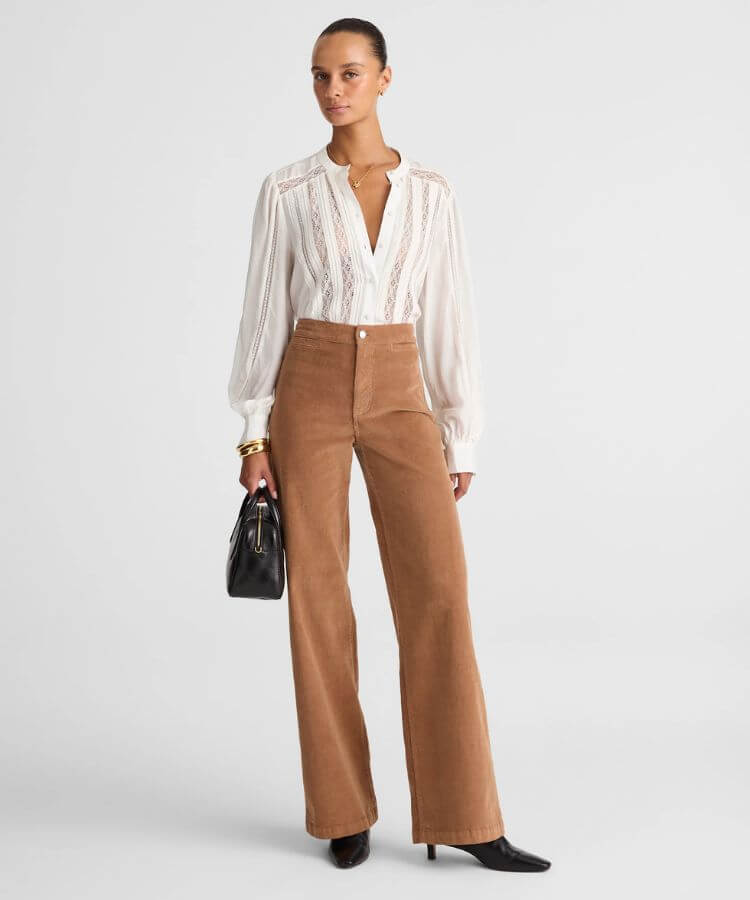 The Wide-Leg Pant in Corduroy