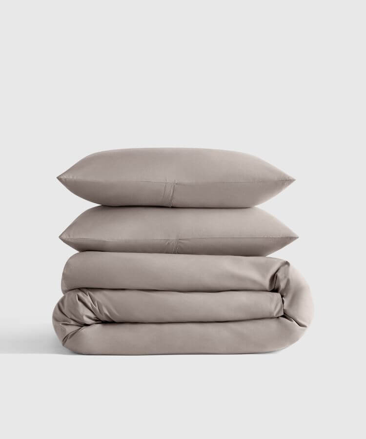 Classic Organic Percale Duvet Cover Set