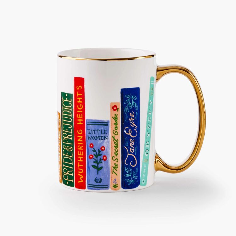 Books Porcelain Mug