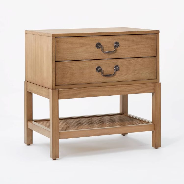 2-Drawer Traditional Nightstand