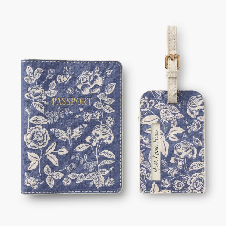 Passport Holder & Luggage Tag Set