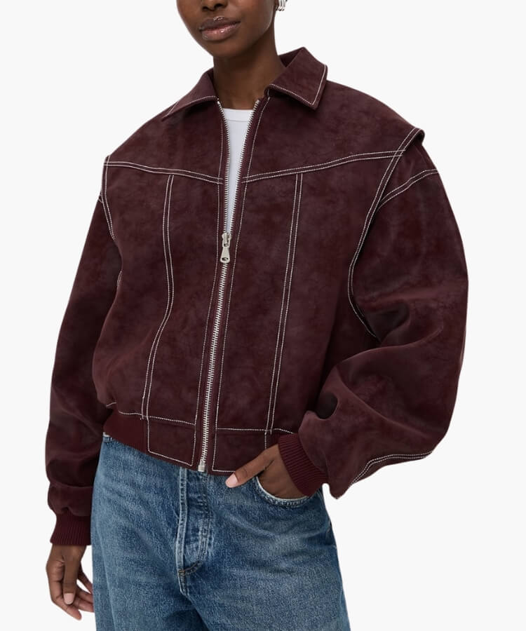 Stitched Bomber Jacket