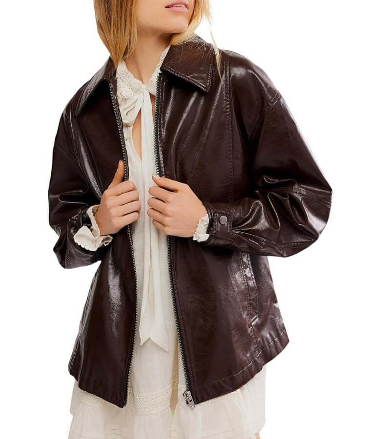 Vegan Leather Jacket
