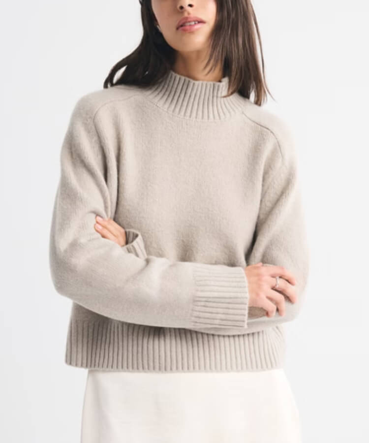 Easy Mockneck Sweater