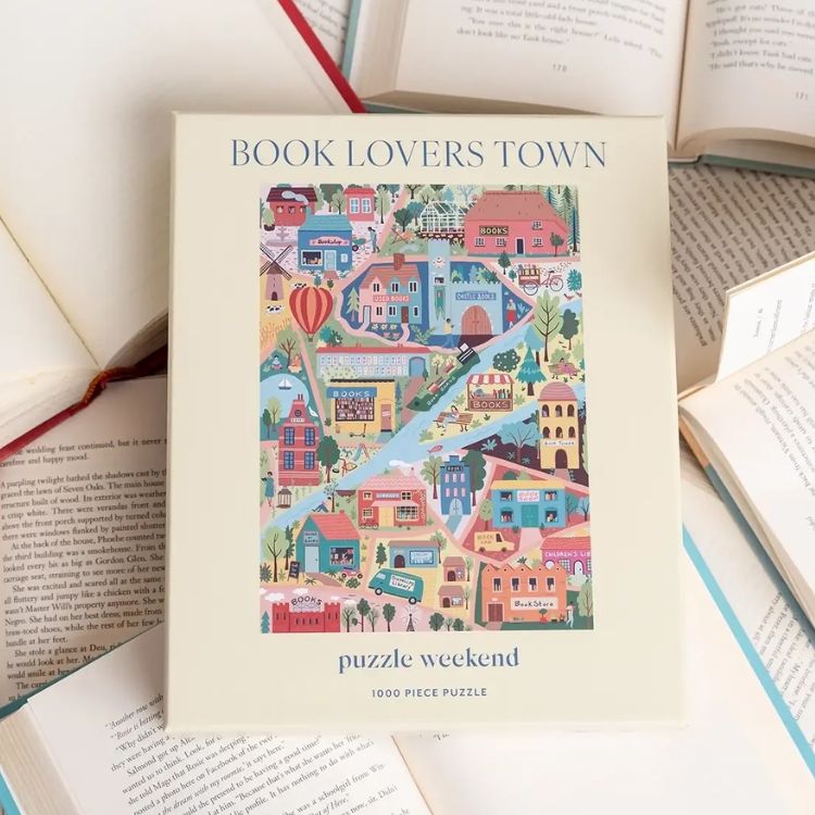 Book Lover's Town Puzzle