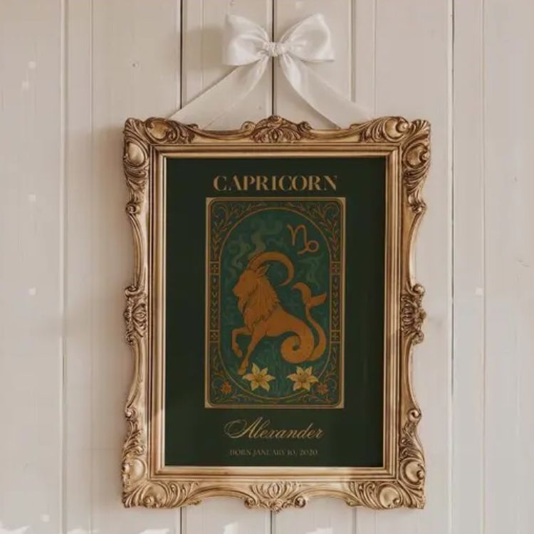 Personalized Zodiac Print