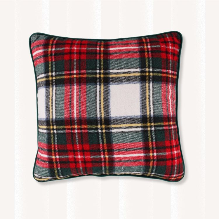 Plaid Throw Pillow