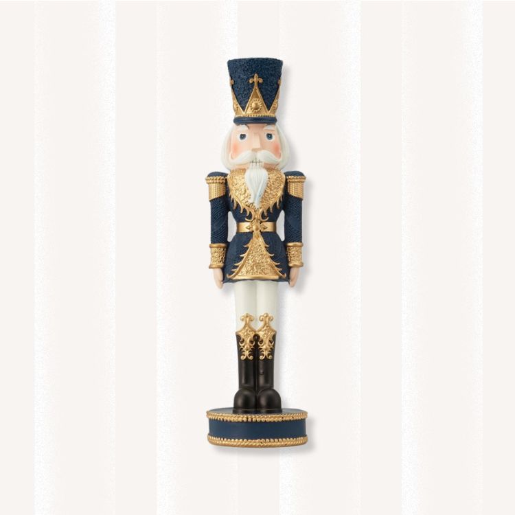Navy & Gold Nutcracker