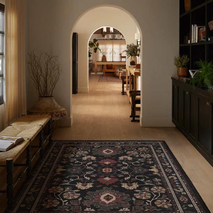 Calabria Black Multicolor Rug
