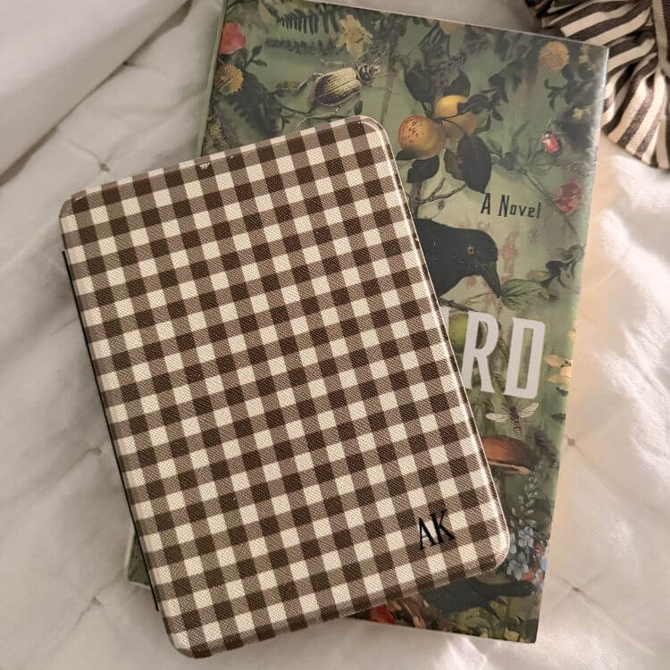 Gingham Kindle Case