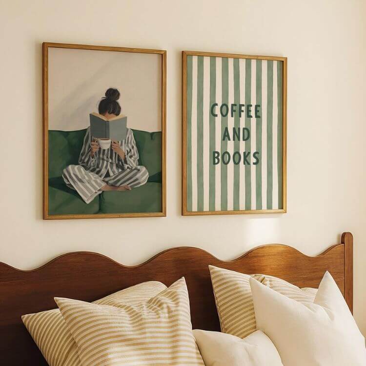 Coffee & Books Print Set
