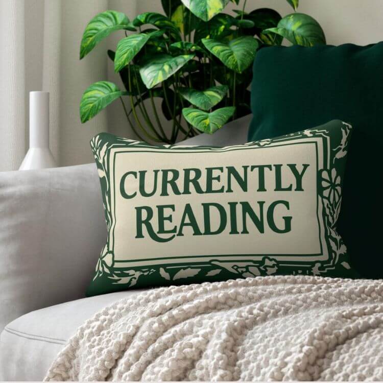 Currently Reading Pillow
