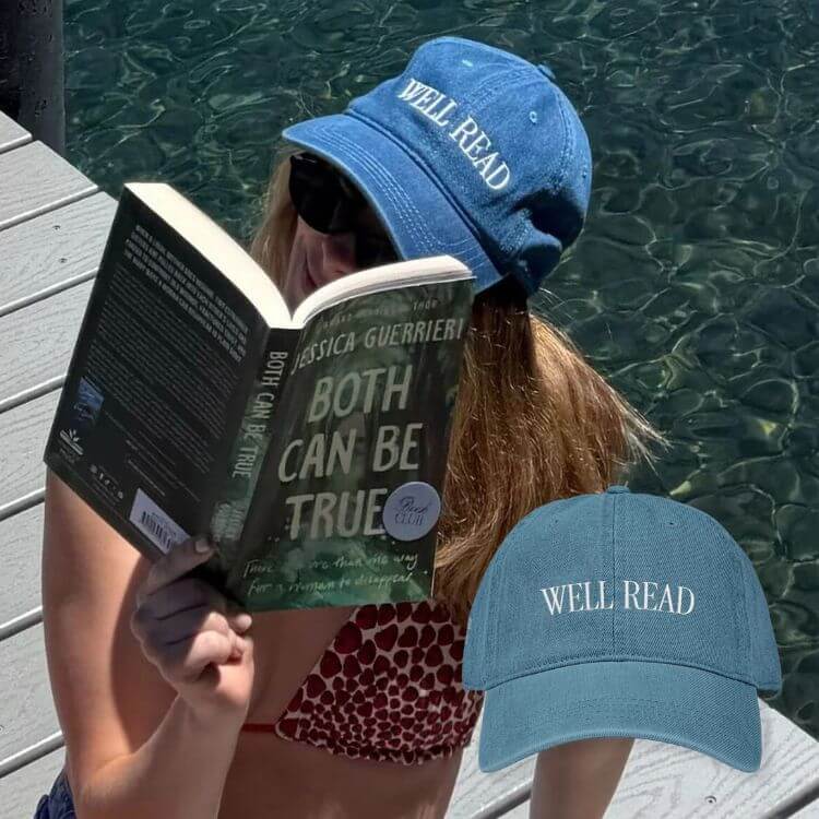 Well Read Denim Baseball Cap