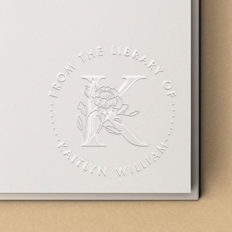 Book Embosser Stamp