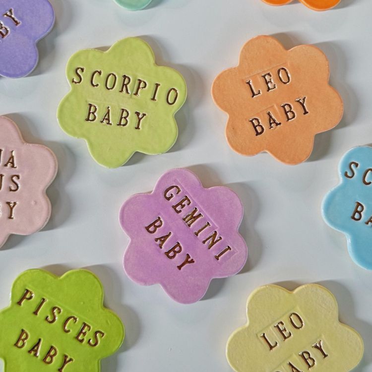 Ceramic Zodiac Magnet