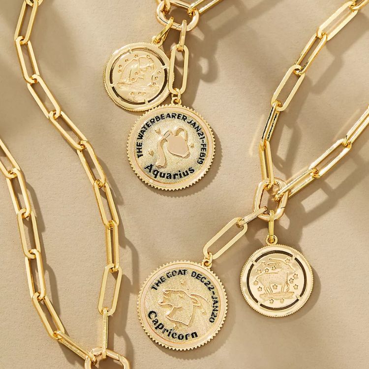 Zodiac Coin Necklace