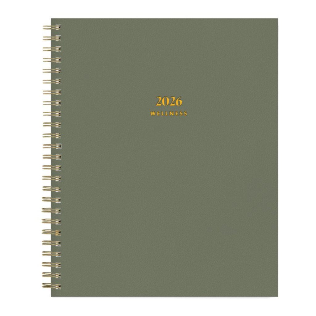 2026 Wellness Planner Dark Olive