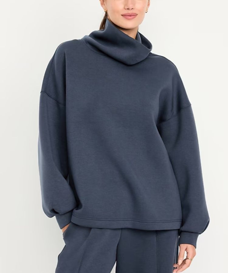 Bounce Fleece Funnel Neck Sweatshirt