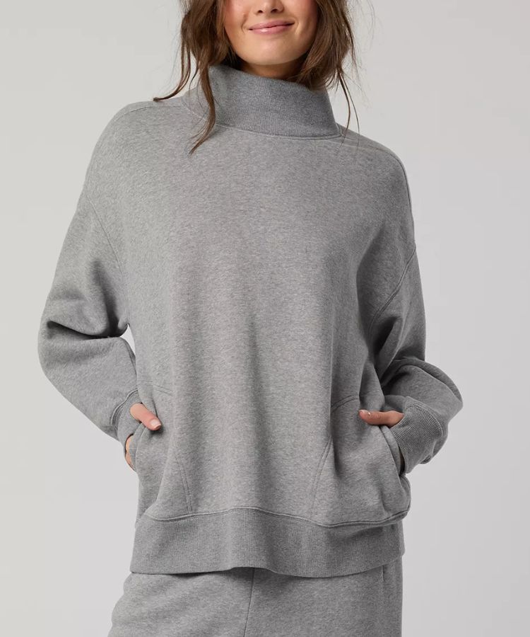 Cloud Fleece Oversized Mockneck Sweatshirt