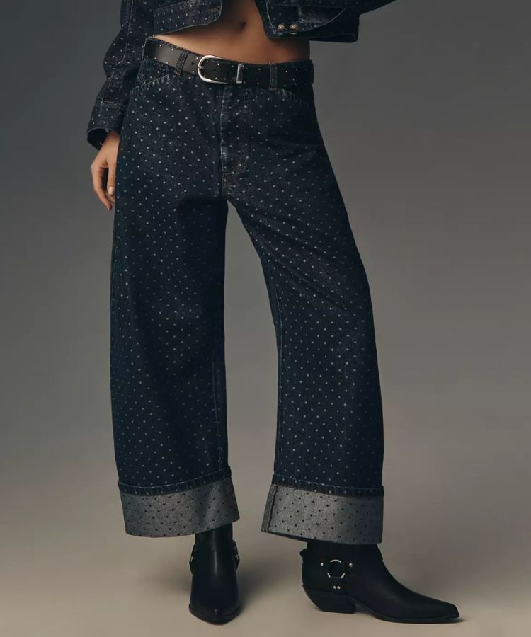 High Rise Barrel Jeans