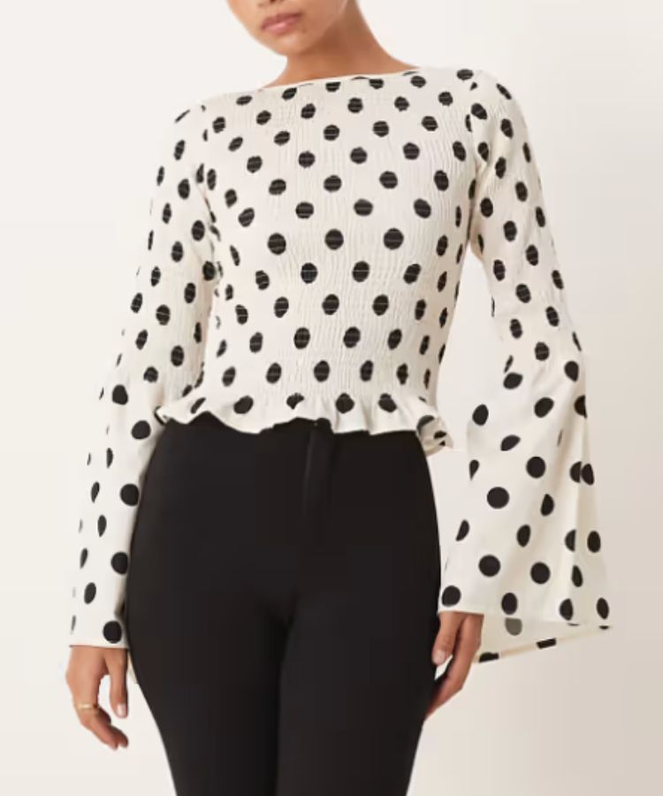 Shirred Bodice Top