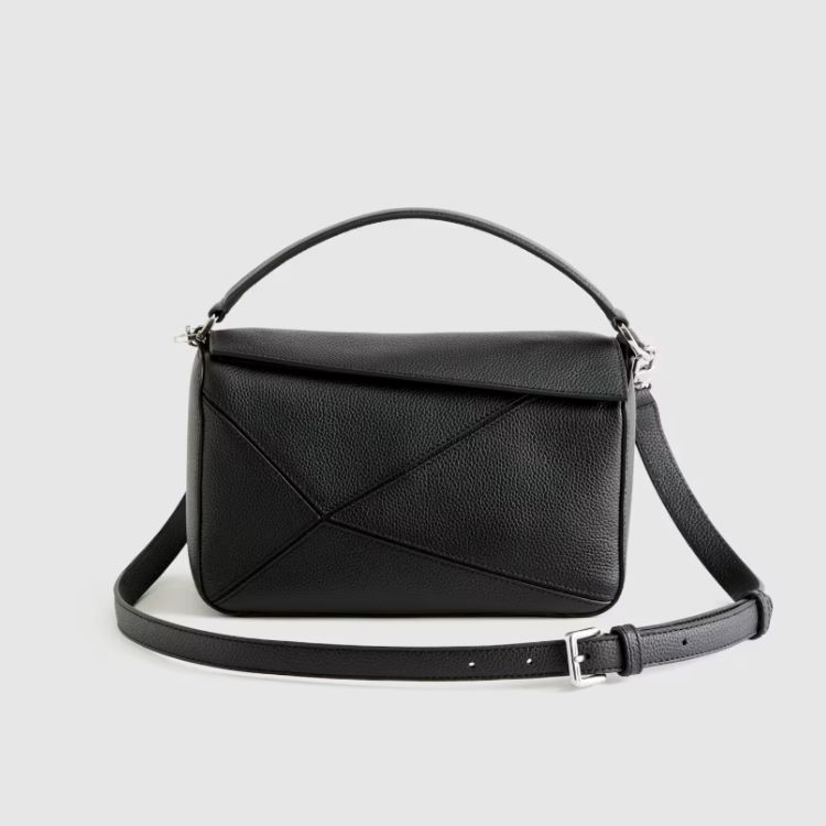 Italian Leather Patchwork Crossbody