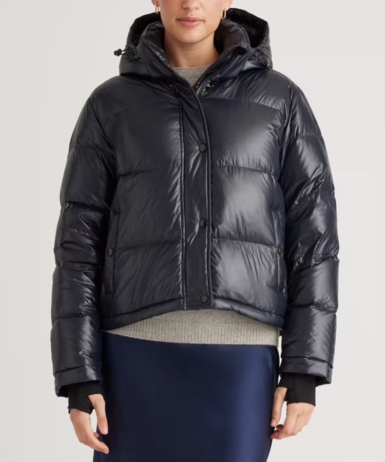 Responsible Down Cropped Puffer Jacket