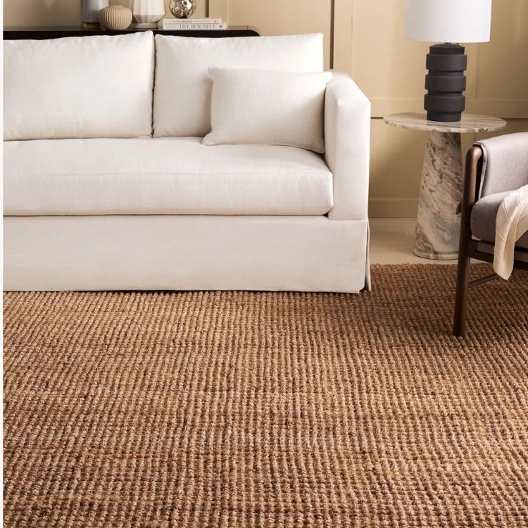 Hand-Woven Jute Rug