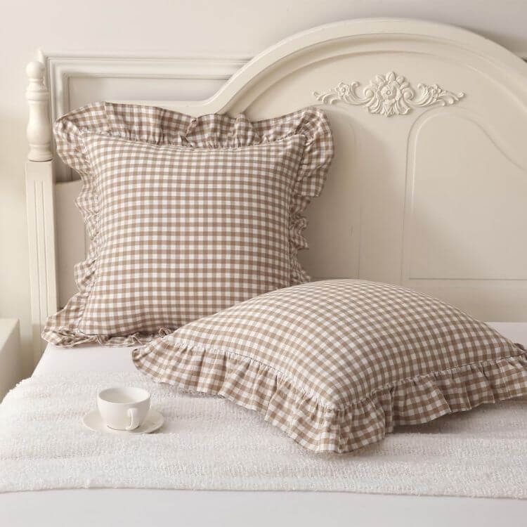 Plaid Throw Pillow Covers