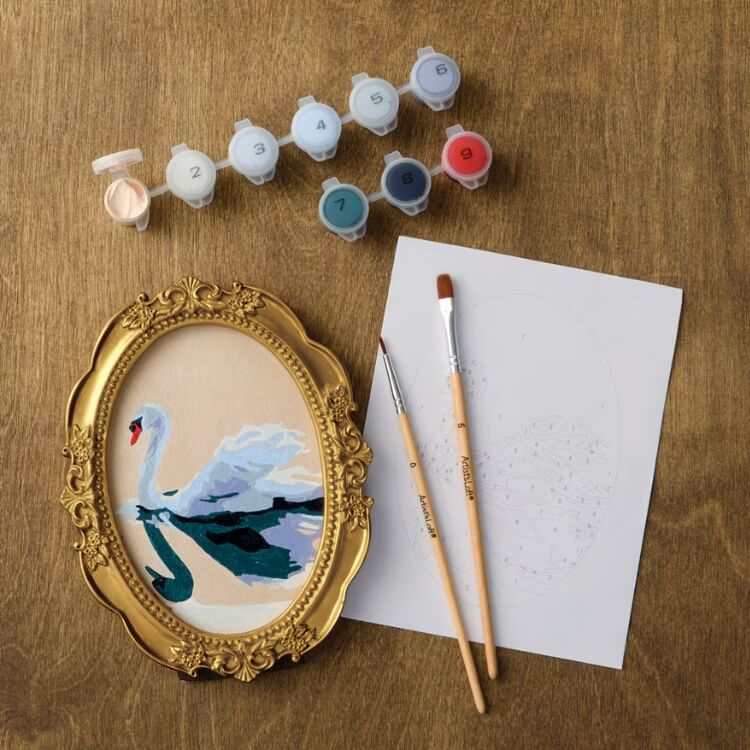 Swan Paint-by-Number