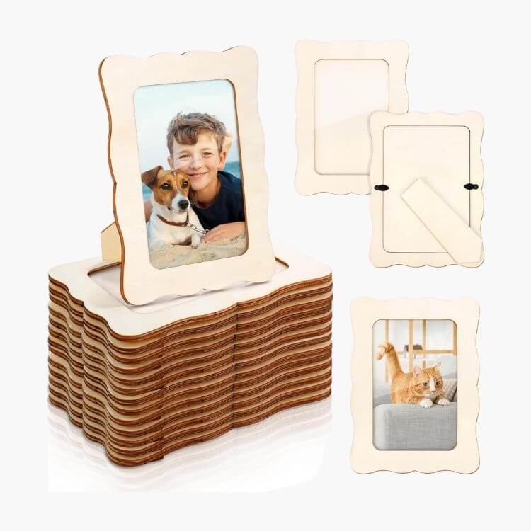 Wooden Picture Frame Set