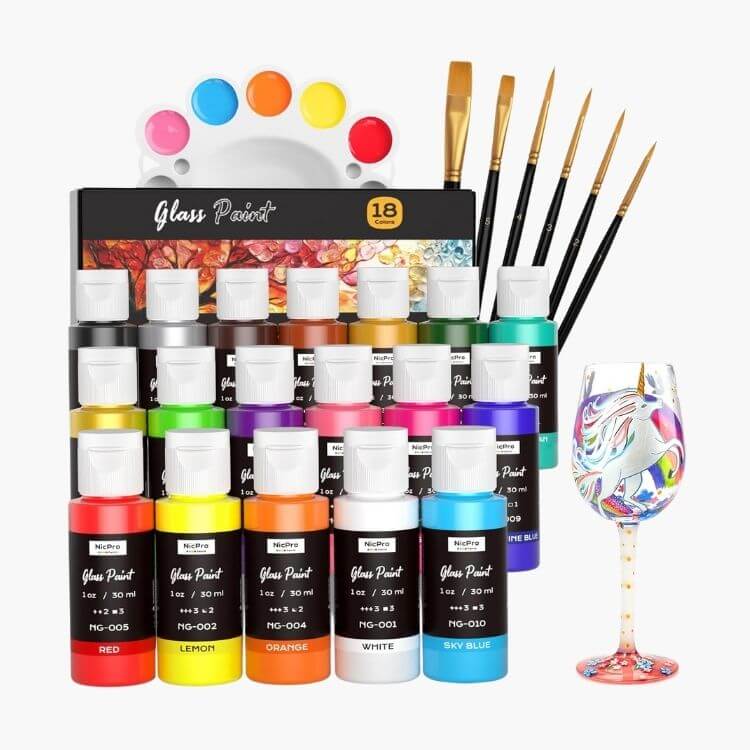 Glass Paint Set