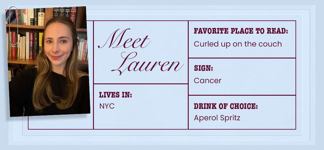 lauren blue - everygirl book club host
