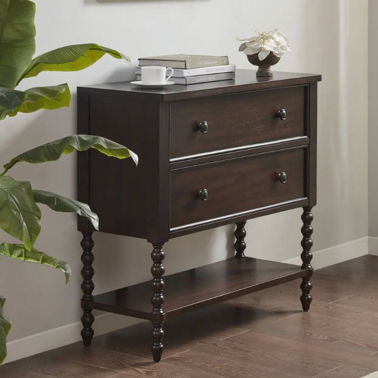 Spindle Wood Drawer