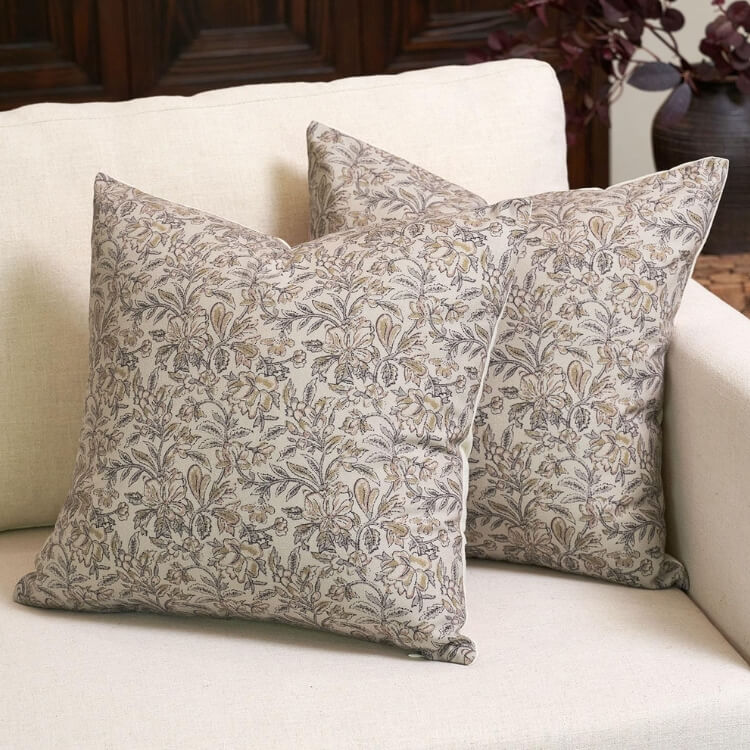 Floral Throw Pillow Covers