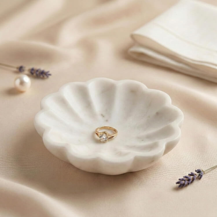 Marble Jewelry Tray