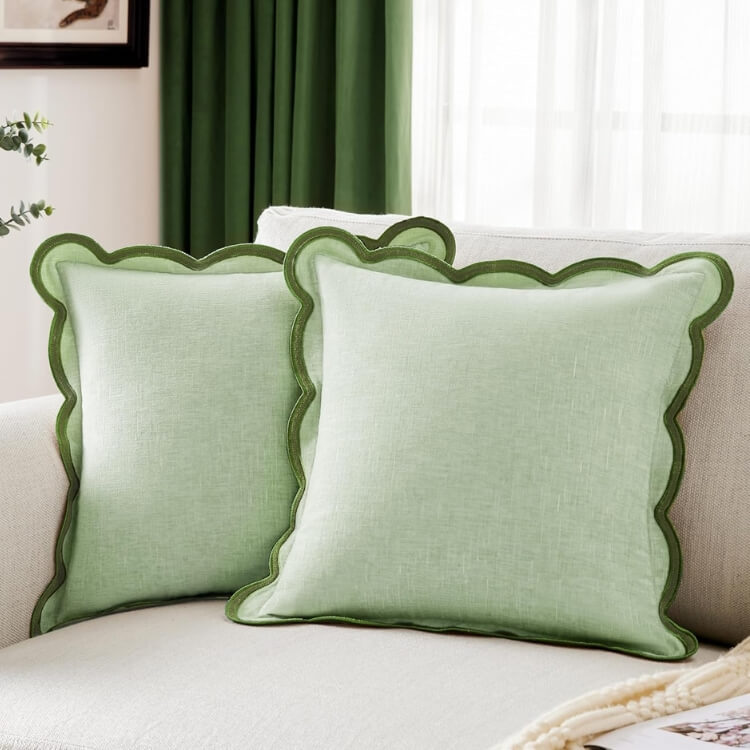 Scalloped Pillow Covers