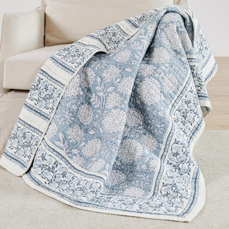 Quilted Throw Blanket