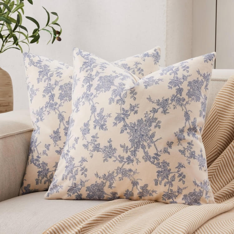 French Pastoral Throw Pillow Covers