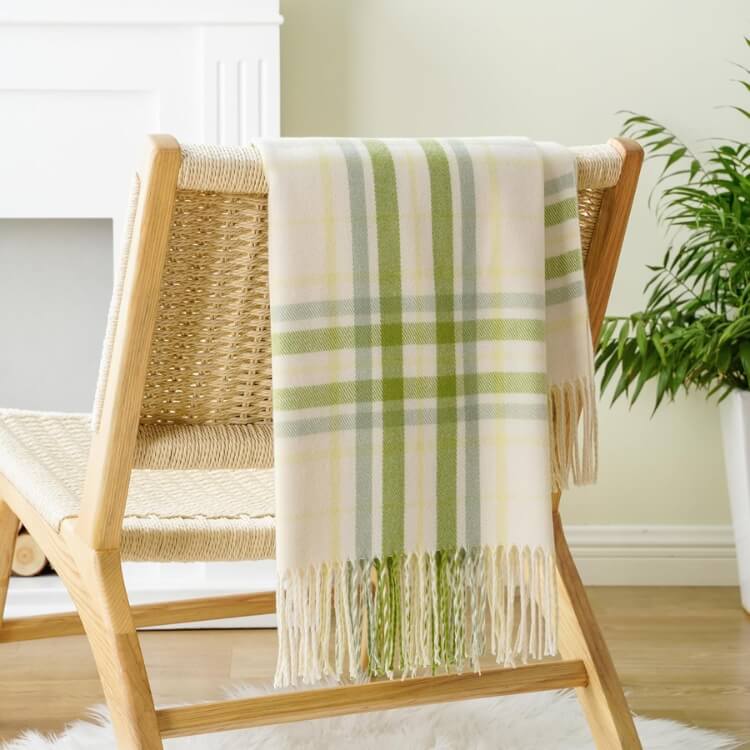 Plaid Throw Blanket